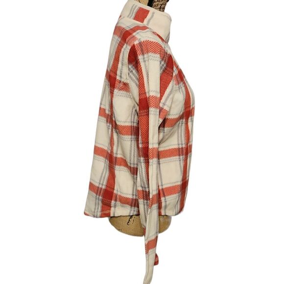 St. John's Bay Red Plaid Pullover Size MP - Picture 4 of 6